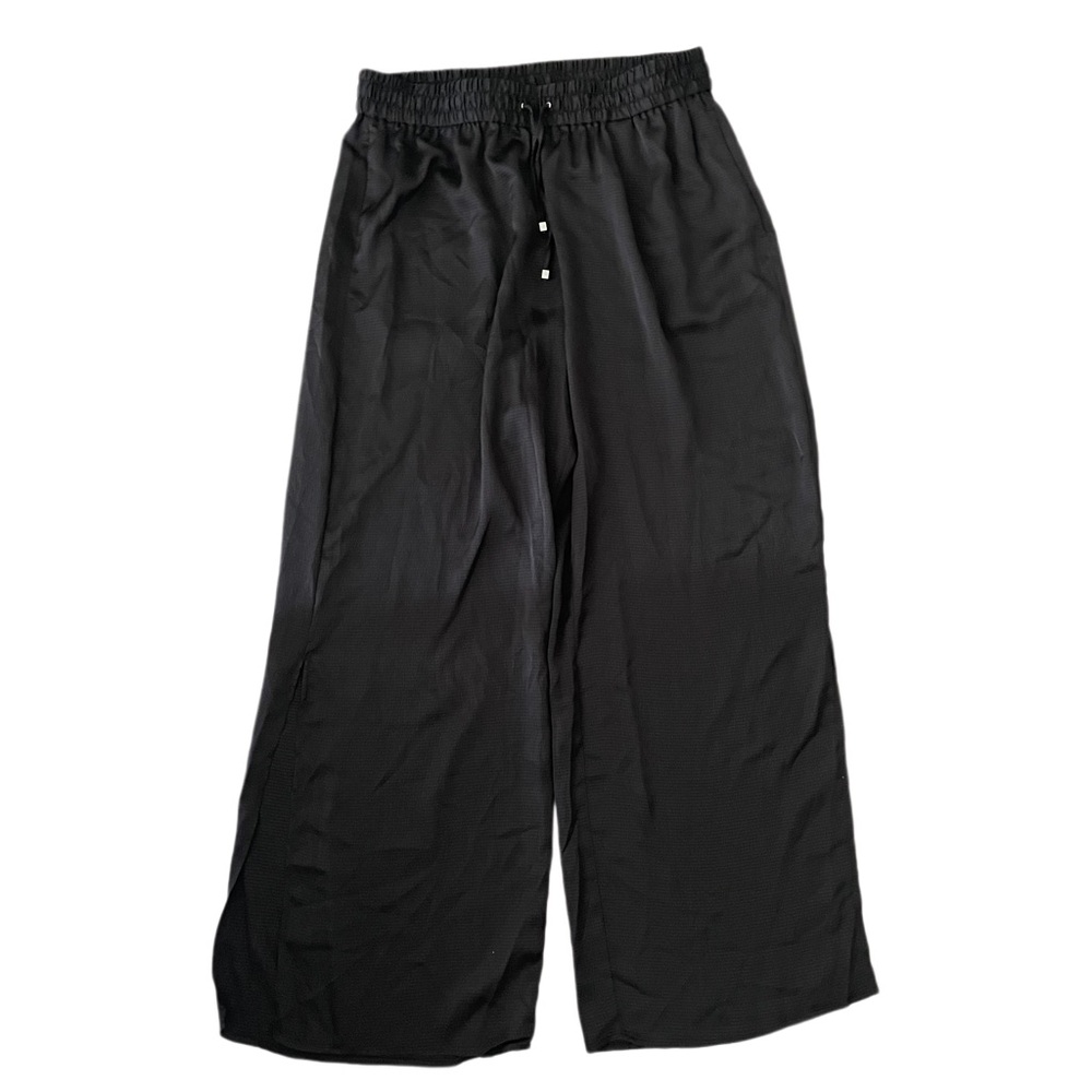 Michael Kors Black Slit Leg Flowy Pants